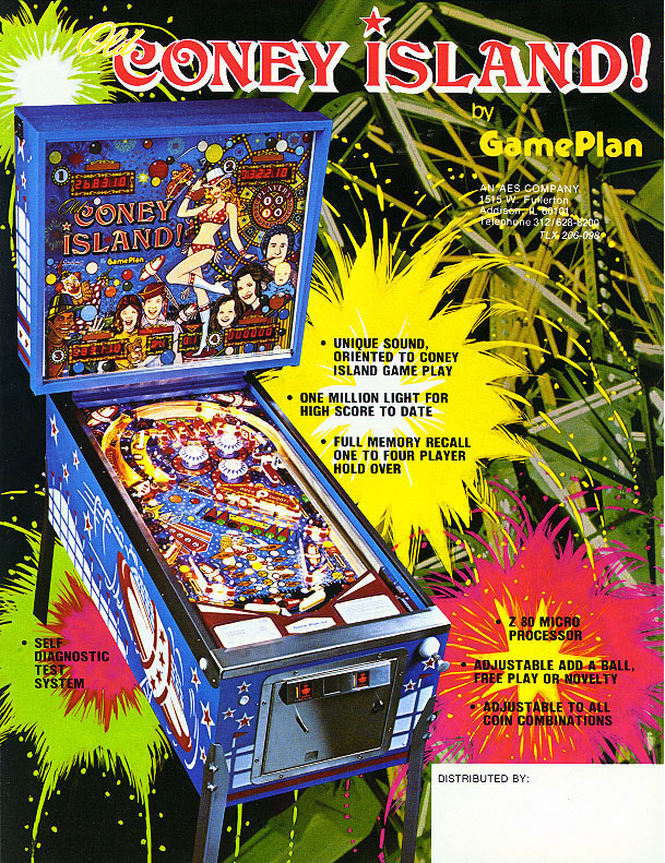 Game Plan Coney Island! Flyer