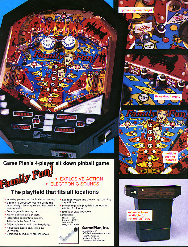 Game Plan Family Fun! Flyer