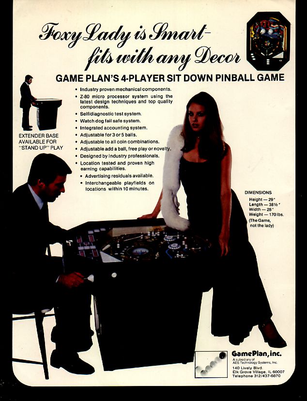 Game Plan Foxy Lady Flyer