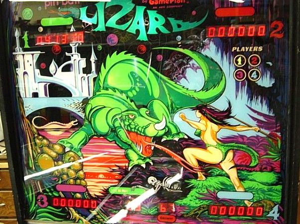 Pinball Lizard Backbox